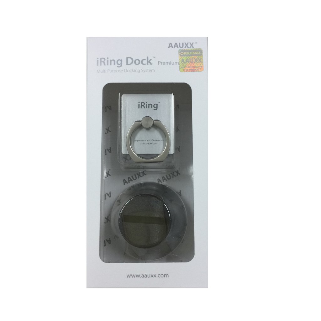 Набор iRing Dock Set - подставка iRing Dock и крепление для телефона iRing серебристого цвета для автомобиля. Подробнее на www.iring2me.ru